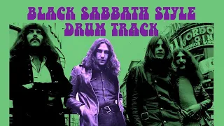 Stoner / Doom Metal / Black Sabbath Style Drum Track 70 bpm