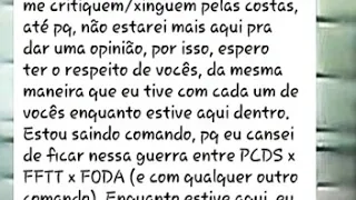 A Realidade Do Comando (PCDS)