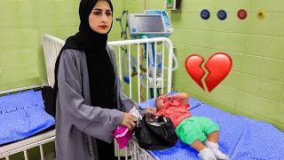 بيبي جوليا بـ المستشفى 💔