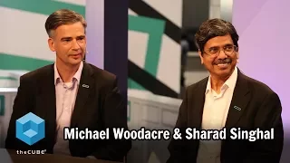 Sharad Singhal, The Machine & Michael Woodacre, HPE | HPE Discover Madrid 2017