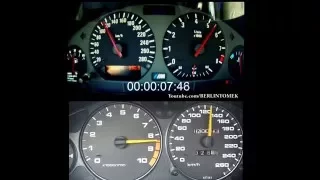 BMW E36 M3 vs. Honda Integra Type-R