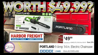 PORTLAND 9 Amp 14 in. Electric Chainsaw REVIEW & Field Test
