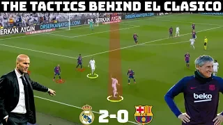 Tactical Analysis: Real Madrid 2-0 Barcelona | Zidane and Setien's Tactical Battle | El Clasico