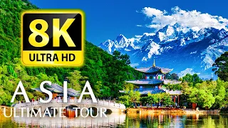 ASIA Ultimate Tour in 8K ULTRA HD - 33 COUNTRIES IN ONE VIDEO RELAX WITH THE SOUNDS OF NATURE