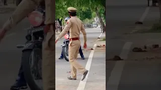 Fake police prank with girl 😂 #sumitcooldubey