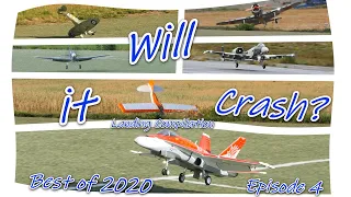 Will it Crash? | RC Plane Landing Compilation | Episode 4 😆💸😢