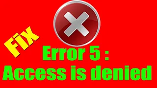 Software installation Error5: Access is denied | How to Fix Error 5: Access is denied in Hindi