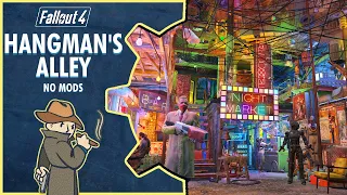 Fallout 4 Hangman's Alley Cyberpunk Settlement Build (No Mods)
