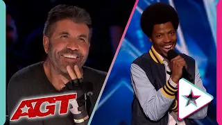 Mike E. Winfield Make The Judges Howl with Laughter at his HILARIOUS Jokes on America's Got Talent!