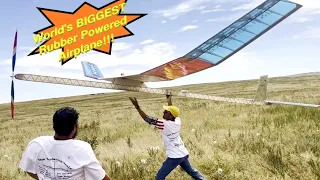 Rubber Band Airplane World Record!!!