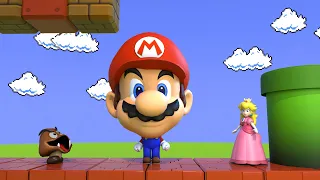 Mario eats a weird Mushroom! Super Mario bloopers 😆