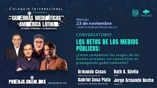 🚨Conversatorio: Los retos de los medios públicos🚨