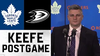 Sheldon Keefe Post Game | Anaheim Ducks at Toronto Maple Leafs - January 26, 2022