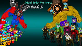 어몽어스 VS Skibidi Toilet Multiverse | AMONG US ANIMATION