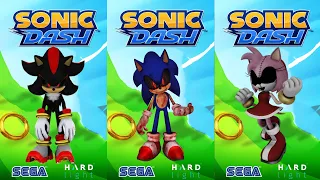 Sonic Dash - Sonic.EXE vs Shadow.EXE vs Amy.EXE defeat All Bosses Eggman Zazz All Characters Unlock