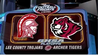 GHSA Playoff Round 2: Archer vs. Lee County - Nov. 21, 2014