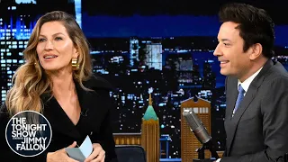 Gisele Bündchen Quizzes Jimmy on Popular Portuguese Phrases | The Tonight Show Starring Jimmy Fallon