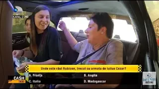 Cash Taxi (27.11.2019) - Unde este raul Rubicon, trecut cu armata de Iulius Cezar?