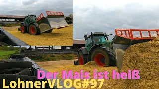 LohnerVLOG#97 Claas Jaguar 870 pustet die Wagen voll I Drainage spülen I Baggern mit Neuson 6003