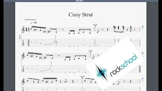 Cissy Strut Rockschool Grade 2 Guitar Play Along