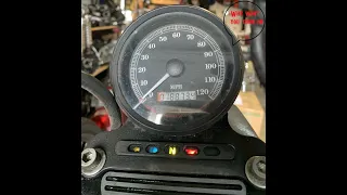 DKMOTORK 0011 Speedometer Install | 2009 Harley Davidson Sportster 1200 Low Part 4