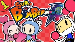 Let's Play Super Bomberman R Part 1 | Blind Gameplay |  Multiplayer Co-Op Story Mode World 1 |