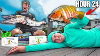 We Caught Fish for 24 HOURS Straight... What did we catch?