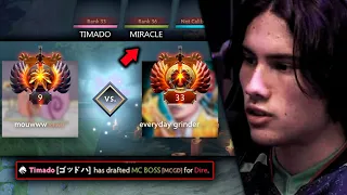 Timado PICKED MIRACLE FIRST for his highest ranked team and this happened...