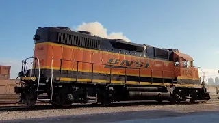 EMD 645D Roaring to Life! BNSF GP28P-2 1542 Cold Startup | 12-27-2020