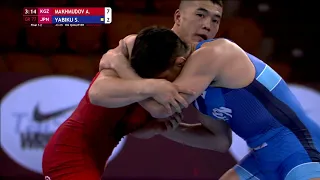 GOLD GR - 77 kg: A. MAKHMUDOV (KGZ) v. S. YABIKU (JPN)