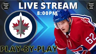 PLAY-BY-PLAY NHL GAME MONTREAL CANADIENS VS WINNIPEG JETS