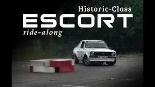 Historic-class Cosworth-powered Escort Zorceness! (full ride-along lap)