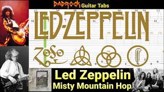 Misty Mountain Hop - Led Zeppelin - Guitar + Bass TABS Lesson