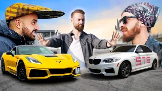 წლის პირველი დაძაბული დრაგი - Corvette C7 460hp VS BMW M235 430hp STS