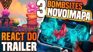 Mapa LÓTUS de 3 BOMBSITES!! | REACT & ANÁLISE do Trailer de Revelação do Episódio 6 do VALORANT