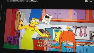 simpsons Homer save maggie from evil marge.