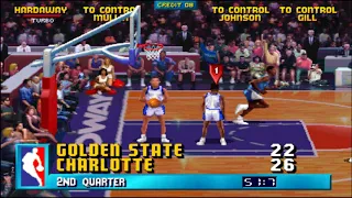 NBA Jam: Golden State Warriors Vs. Charlotte Hornets Arcade Video Game (MAME)