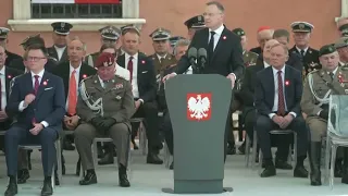 Prezydent Duda o CPK. Hołownia niewzruszony