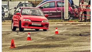 Suzuki Swift GTi slalom (pure sound)