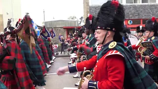 2 Scots Homecoming Parade 2018 - Penicuik - "Unknown Tune" [4K/UHD]
