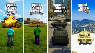 Evolution of Tanks in GTA Games | GTA 3, GTA VC, GTA SA, GTA IV, GTA V ( 4K / 60 FPS )