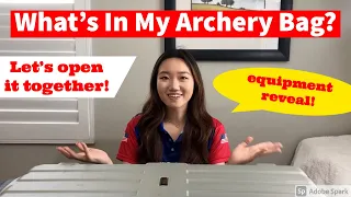 What's In My Archery Bag?   Archery Case Tour//Olympic Recurve Archery Case Reveal//양궁 가방 공개!