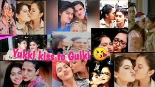 yukti gulki kiss 💋 video Karishma Singh kiss to hasina #kissing_status #gulkijoshi #kissdaystatus