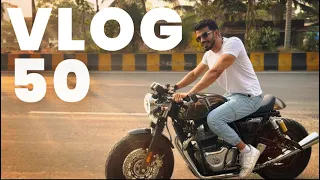 RE CONTINENTAL GT 650 TEST DRIVE😍 - VLOG 50