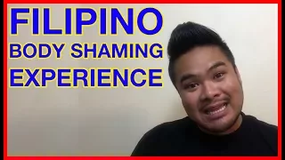 Filipino Body Shaming Experience (RV Mendoza, @RVxMendoza on Instagram)