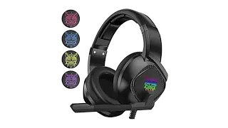 Hot Selling ONIKUMA K19 RGB PC Noise Cancelling Gaming Headset Gamer Headphones With Mic