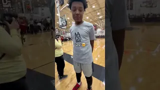 HOW BIG ARE HIS FEET⁉️😧 #basketball #aau #sports #viral #madehoops #shorts