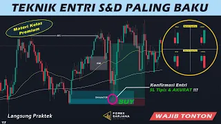 Teknik Konfirmasi Supply & Demand Paling Baku || Stoploss Tipis & Akurat || Price Action Engulfing