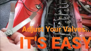 The easy way to adjust valves 225 slant six