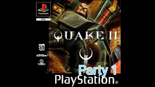 Quake 2 полное прохождение на PS1 сложность уровня максимальная